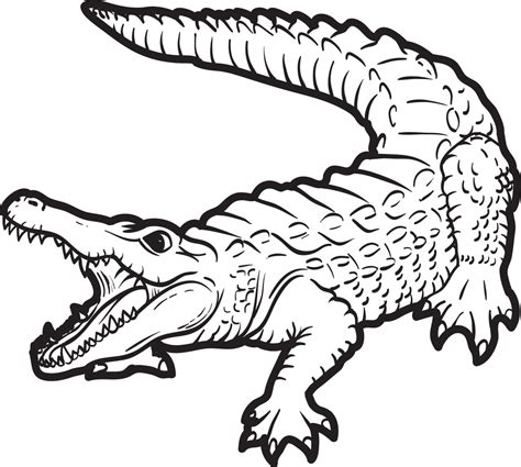 Printable Alligator